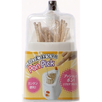 ワンプッシュ式つまようじ入　ポンピック