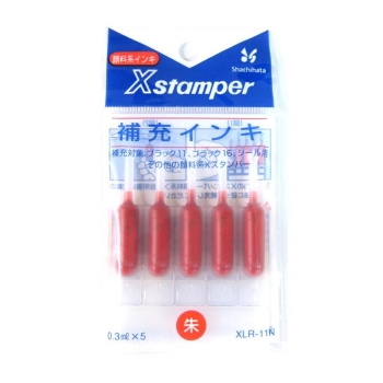 シャチハタ　補充インク　ＸＬＲ－１１Ｎ　朱