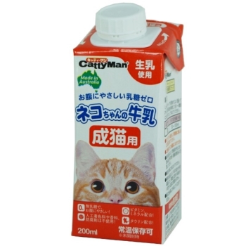 ■　ドギーマンハヤシ　ネコちゃんの牛乳成猫用２００ｍｌ