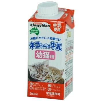 ■　ドギーマンハヤシ　ネコちゃんの牛乳幼猫用２００ｍｌ