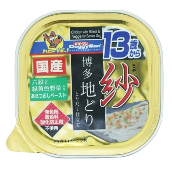 紗　博多地どり　１３歳から用　六穀と緑黄色野菜入り１００ｇ