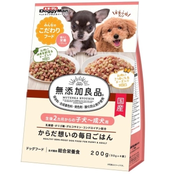 無添加良品　からだ想いの毎日ごはん　子犬・成犬用　２００ｇ