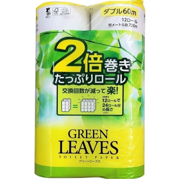 2倍巻きグリーンリーブズ12ロールダブル