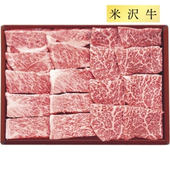 【お中元】米沢牛黄木(おおき)　米沢牛一口ステーキ・焼肉用　ＳＴＹ９０
