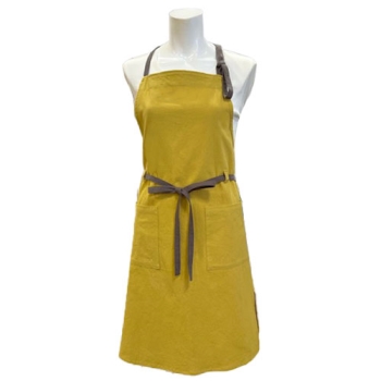 綿ワッシャーホルダーネックエプロン