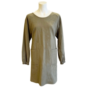 綿ワッシャーロング丈かっぽう着