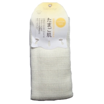 たまご肌ボディタオル　　ホワイト