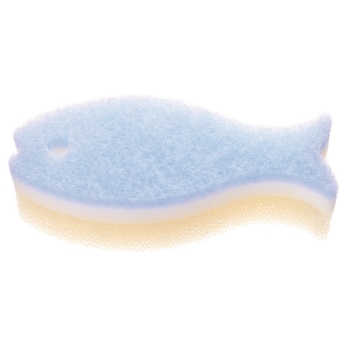おさかなスポンジ・ライトブルー