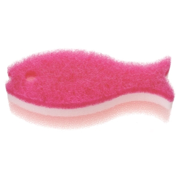 おさかなスポンジ　ディープピンク