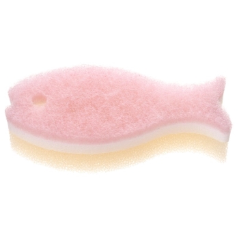 おさかなスポンジ・ピンク