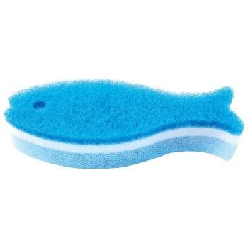 おさかなスポンジ　ロング・ブルー