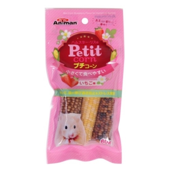 ■　ハムスター・リスのプチコーン　いちご味　６０ｇ