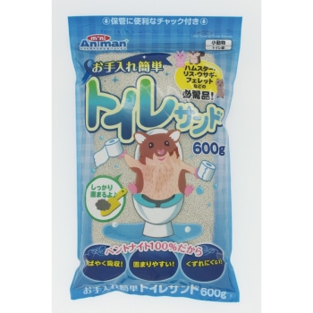 ■　ドギーマンハヤシ　お手入れ簡単トイレサンド　６００ｇ