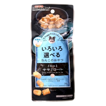 ■　ドギースナックバリュー　トロッとササミロール３０ｇ