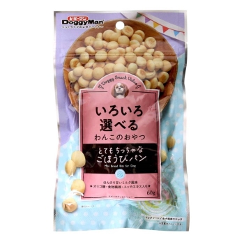 ■　ドギースナックバリュー　とてもちっちゃなごほうびパン６０ｇ