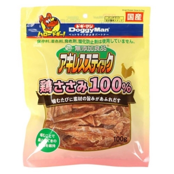 ■　ドギーマンハヤシ 無添加アキレス鶏ささみ１００％１００ｇ
