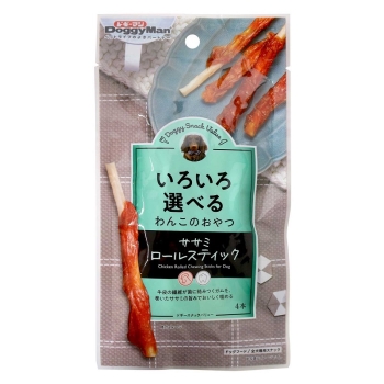 ■　ドギースナックバリュー　ササミロールスティック４本