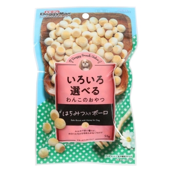 ■　ドギースナックバリュー　はちみつ入りボーロ５５ｇ