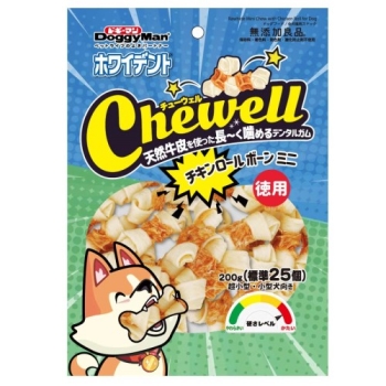 ■　ドギーマンハヤシ ＣＷチキンロールボーンミニ徳用２００ｇ
