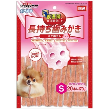 ■　ドギーマンハヤシ ホワイデントギザ棒ガムイチゴ味Ｓ２０本