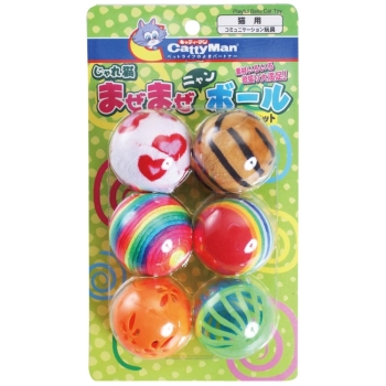 じゃれ猫まぜまぜニャンボール６個セット