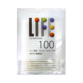 ライフ　綿棒　袋入　１００本入