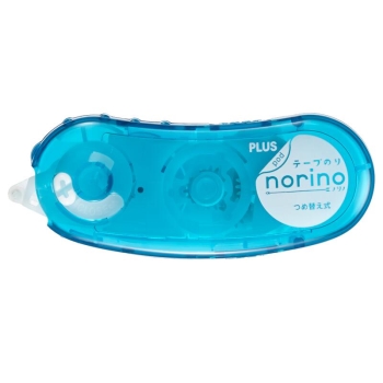 プラス　テープのり　ノリノポッド　しっかり貼れる　６ｍｍ幅　ライトブルー　ＴＧ－１１１１