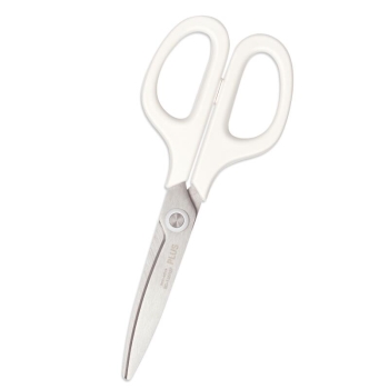プラス　はさみ　フィットカットカーブ　スマート　クリームホワイト
