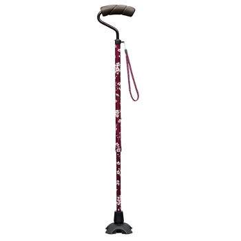 さんかくフィット多点ステッキ伸縮　さくら