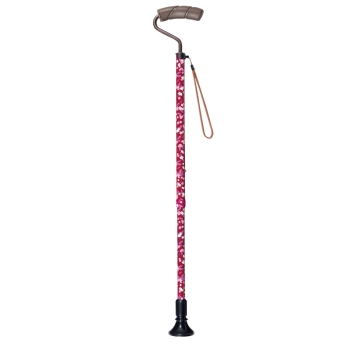 さんかくフィット先ゴムワイドステッキ　チェリー