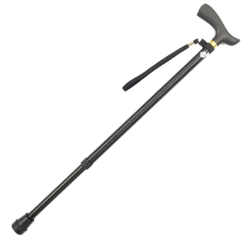 フジホーム　ステッキベーシック　伸縮・兼用　ブラック