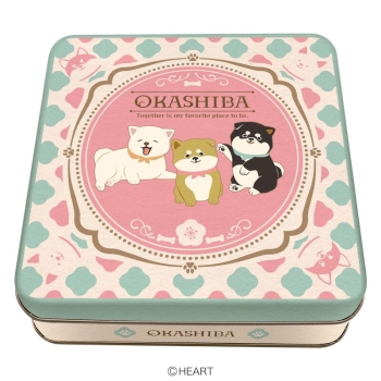ハート　おかしばギフト缶