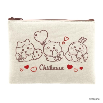 ハート　ちいかわポーチギフト