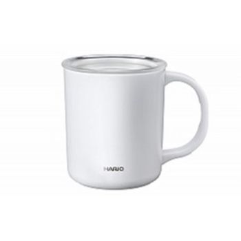 HARIO セラミックコーティング 真空二重保温マグ 350ml ホワイト