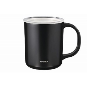 HARIO セラミックコーティング 真空二重保温マグ 350ml ブラック