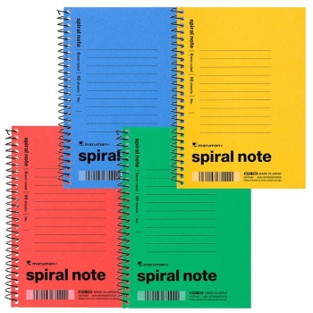 マルマンA6変形ノートspiralnote M．C