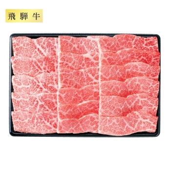 【お歳暮】岐阜県産 飛騨牛5等級三角バラ焼肉用 HSB-80R