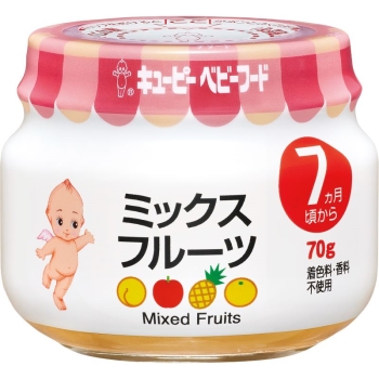 ベビーフード 瓶詰 ミックスフルーツ 7カ月頃から: ヘルス