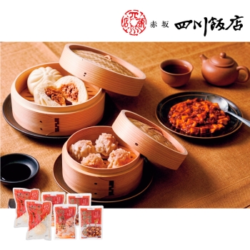 【お歳暮】赤坂四川飯店監修 熊本火の本　豚本格中華セット ＡＳＫ８