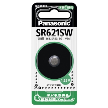 パナソニック SR-621SW 酸化銀電池