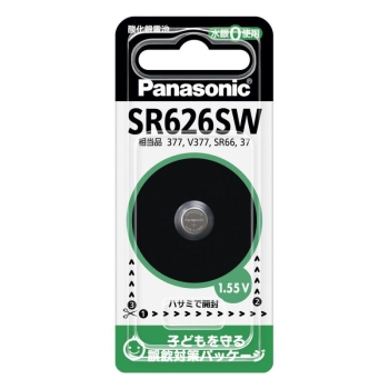 パナソニック SR-626SW 酸化銀電池