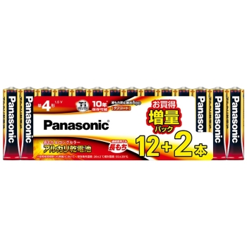 パナソニック　ＬＲ０３ＸＪＳＰ／１４Ｓアルカリ単４・１４Ｓ