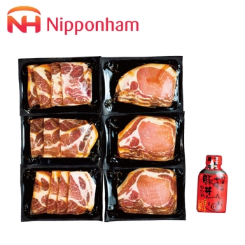 【お中元】日本ハム　ソラチ共同開発炭火風豚丼の具食べくらべ