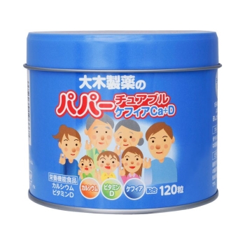 パパーチュアブルケフィアＣａ＋Ｄ　１２０粒