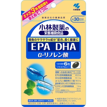 小林製薬の栄養補助食品　ＥＰＡＤＨＡα－リノレン酸