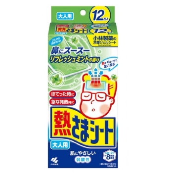 熱さまシート大人用ミント　１２枚