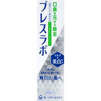 ブレスラボ　マルチ＋美白ケア　クリスタルクリアミント　９０ｇ