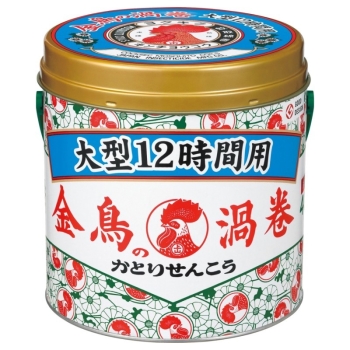 金鳥の渦巻　大型　１２時間用　４０巻缶入