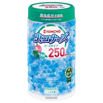 金鳥　虫コナーズ　ビーズタイプ　２５０日用　ハッカの香り　３６０ｇ