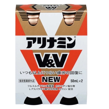 【指定医薬部外品】アリナミンＶ＆ＶＮＥＷ　５０ｍＬ×２本